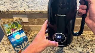 Alfabot Nut Milk Maker Review [upl. by Hannah]