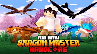 100 Hari di Minecraft Hardcore Jadi Pelatih Naga [upl. by Mehalick]