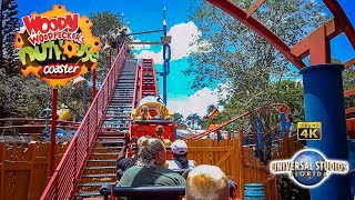 2022 Woody Woodpeckers Nuthouse Coaster On Ride 4K POV Universal Studios Florida Orlando [upl. by Anicart]