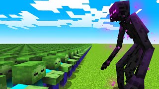 1000 Zombies vs Mutant Enderman [upl. by Uund]