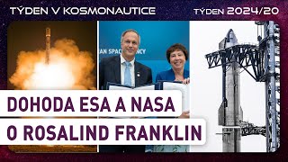 Týden v kosmonautice 202420  Dohoda ESA a NASA o Rosalind Franklin [upl. by Hamlen]