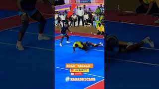 Solo tackle 🥰🥰ytshorts viralvideo viralreels tranding kabaddi solo [upl. by Ranchod]