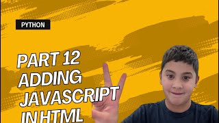 Part 12 Adding javascript to HTML with Noah [upl. by Georgy]