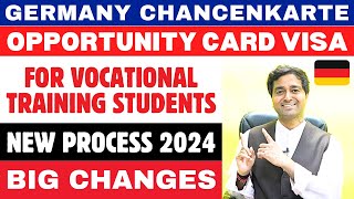 Germany Opportunity Card For Vocational Training Students  Chancenkarte New Process Big Changes de [upl. by Nairod]