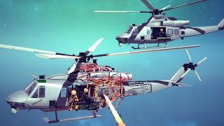 Helicopter Crashes amp Shootdowns 35  Besiege [upl. by Lacagnia]