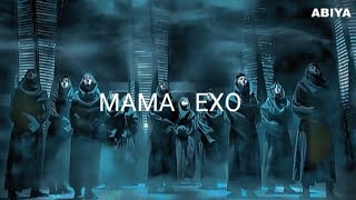 MAMA  EXO EASY LYRICS [upl. by Elpmid199]