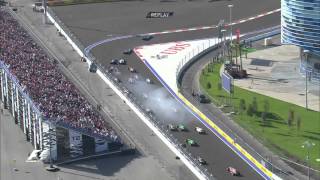 2014 FORMULA 1 RUSSIAN GRAND PRIX  Race Highlights [upl. by Iila]