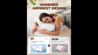 Dream Without Pain Cervical Neck Pillow for Sleeping Ergonomic Side Sleeper Pillows for Adults [upl. by Bresee851]