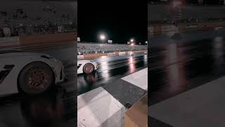 C7 Z06 destroys Nitrous Assisted Nova Texas Radial Roundup corvette winning supercharged [upl. by Nylodam]