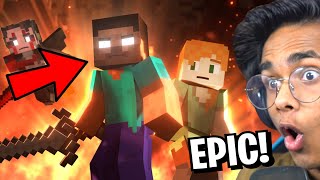 RISE OF HEROBRINE  The Most EPIC Minecraft Animation😱 [upl. by Pinckney50]