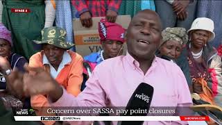 Concern over SASSA pay point closures [upl. by Ashling]