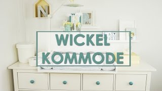 Unsere Wickelkommode amp Wickeltisch einrichten  Ikea Hemnes amp Dawanda  Eileena Ley [upl. by Drarehs94]