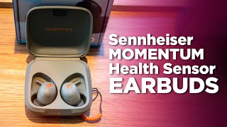 Sennheiser MOMENTUM Sport Health Sensor Earbuds Review [upl. by Sapers]