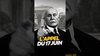 L’APPEL du 17 Juin de Pétain histoire [upl. by Omar]