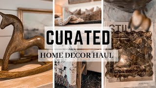 HOME DECOR CURATED HAUL  HOMEGOODS  AMAZON  MICHAELS  2024 [upl. by Sudoeht30]