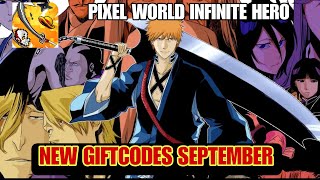 Pixel World Infinite Hero amp New Giftcode September  New Redeem Code Pixel World Infinite Hero Sept [upl. by Sidman219]