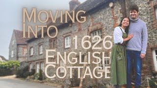 First Day Of Moving Into Our Fantasy Cottage  First Tour Of The House  1626 English Cottage [upl. by Hotze]