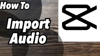 How To Import Audio Files Into CapCut Using The Share Sheet CapCut Tutorial [upl. by Lidaa]