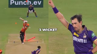 Mitchell Starc Bowling IPL 2024 Playoffs Vs Srh  Mitchell Starc Take 3 Wickets Against Srh Playoffs [upl. by Bradly104]