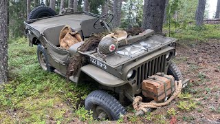 OFFROADING  Willys Jeep and Dodge WC 51  TRANDUM NORWAY 2021 [upl. by Ueik]