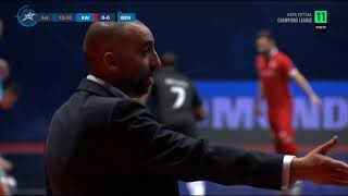 KAIRAT 6x2 BENFICA  FULL GAME UEFA FUTSAL CHAMPIONS LEAGUE 2021  QUARTER FINAL [upl. by Orvan]