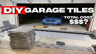 DIY Garage flooring tiles [upl. by Zacarias480]