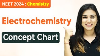 𝗡𝗘𝗘𝗧 𝟮𝟬𝟮𝟰  Electrochemistry  Concept Chart  FULL REVISION IN 90 Minutes [upl. by Elizabet]