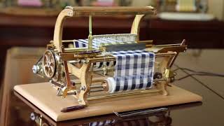 Mini Power loom Machine How works Powerloom Machine  New technology and Machine [upl. by Rollins]