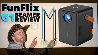 FunFlix G1 Beamer zum Handy spiegeln Filme schauen und zocken  Stärken amp Schwächen hier im TEST [upl. by Assetniuq]