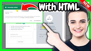 Google site verification 2024  Google Search Console Verification HTML Tag Method [upl. by Prosper]