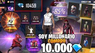 Mi Primera RECARGA De 10000 DIAMANTES En FREE FIRE COMPRO TODA LA TIENDA MISTERIOSA [upl. by O'Donovan]