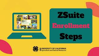 ZSuite Enrollment Tutorial for New 4H Families [upl. by Niala]