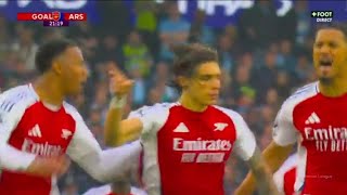 Riccardo Calafiori Goal  Manchester City vs Arsenal 22 Goals ResultsExtended Highlights [upl. by Issi]