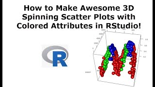 How to create a spinning 3D Scatterplot with colors and more [upl. by Anilorak]