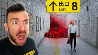 БЕСКОНЕЧНЫЙ ПЕРЕХОД С УЖАСАМИ ∞ Exit 8 [upl. by Ydnih]