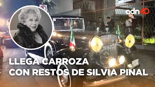 Llega cuerpo de Silvia Pinal a la funeraria en San Jerónimo al sur de la CDMX [upl. by Aruam297]