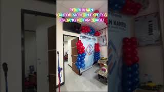 PEMBUKAAN KANTOR MODERN EXPRESS CABANG KOTAMOBAGU [upl. by Dahsra]