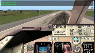 X plane 10 Gameplay demo [upl. by Jennilee988]