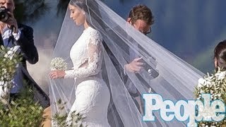 Kim Kardashian Wedding To Kanye West  Inside Look [upl. by Yecac911]