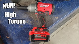 Craftsman V20 Brushless RP 12quot Drive High Torque Impact Wrench Review CMCF940M1 [upl. by Hairabez520]