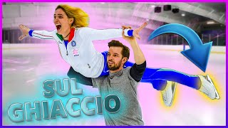 ⛸️ Un pattinatore OLIMPICO mi porta sul GHIACCIO 🧊 INCREDIBILE 🧊 [upl. by Ekyt]