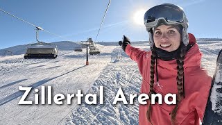 TraumSkitag in der Zillertal Arena Größtes Skigebiet im Zillertal [upl. by Fahey]