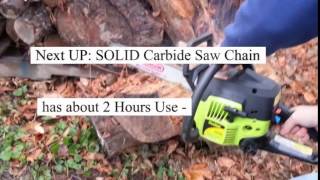 Solid Carbide Chainsaw Comparison [upl. by Tenaej]