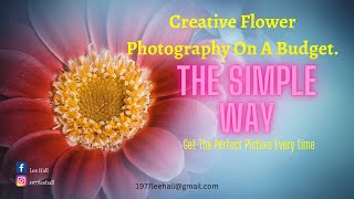 creative flower Photography On a Budget [upl. by Eirena]