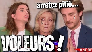 Marine Le Pen  Marine Tondelier NFP DÉTRUIT ce député RN [upl. by Rolf]