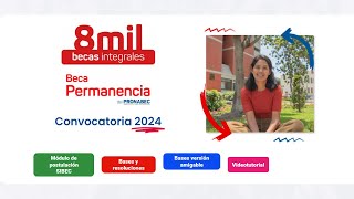 🚀Todo Sobre BECA PERMANENCIA 2024 Y Las 8000 Becas Requisitos Beneficios Cronograma Y Puntajes🔥 [upl. by Jer]