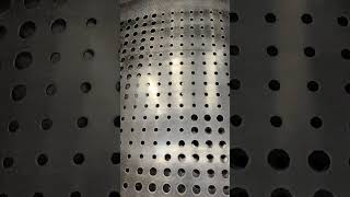 Perforated aluminum sheet for decorative round columns [upl. by Cornwell]