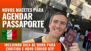 Macetes atualizados para agendar passaporte italiano  Hacks e dicas atualizadas  OTP e Curitiba [upl. by Eimmit]