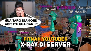 BANNED PERMANEN YOUTUBER XRAY DI SERVER MINECRAFT 1000000 IQ [upl. by Euqinehs]