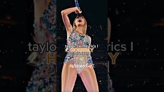 taylor swift lyrics I HORRIBLY misheard  TaylorSwift fypシ゚viral taylorswift swiftie shorts [upl. by Ahsyle]